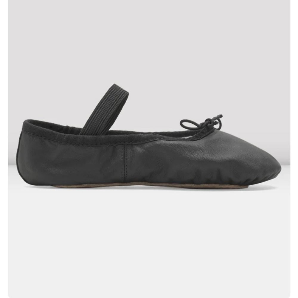 Bloch Boys/Unisex Dansoft Black Leather Ballet Shoes Full Soled Size 9.5D
